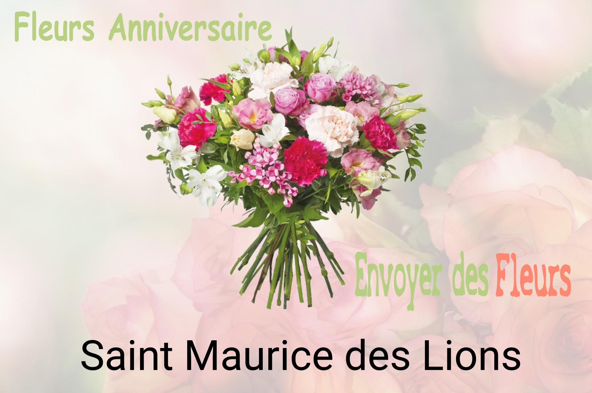 Bouquet de fleurs d’anniversaire livré à Saint-Maurice-des-Lions
