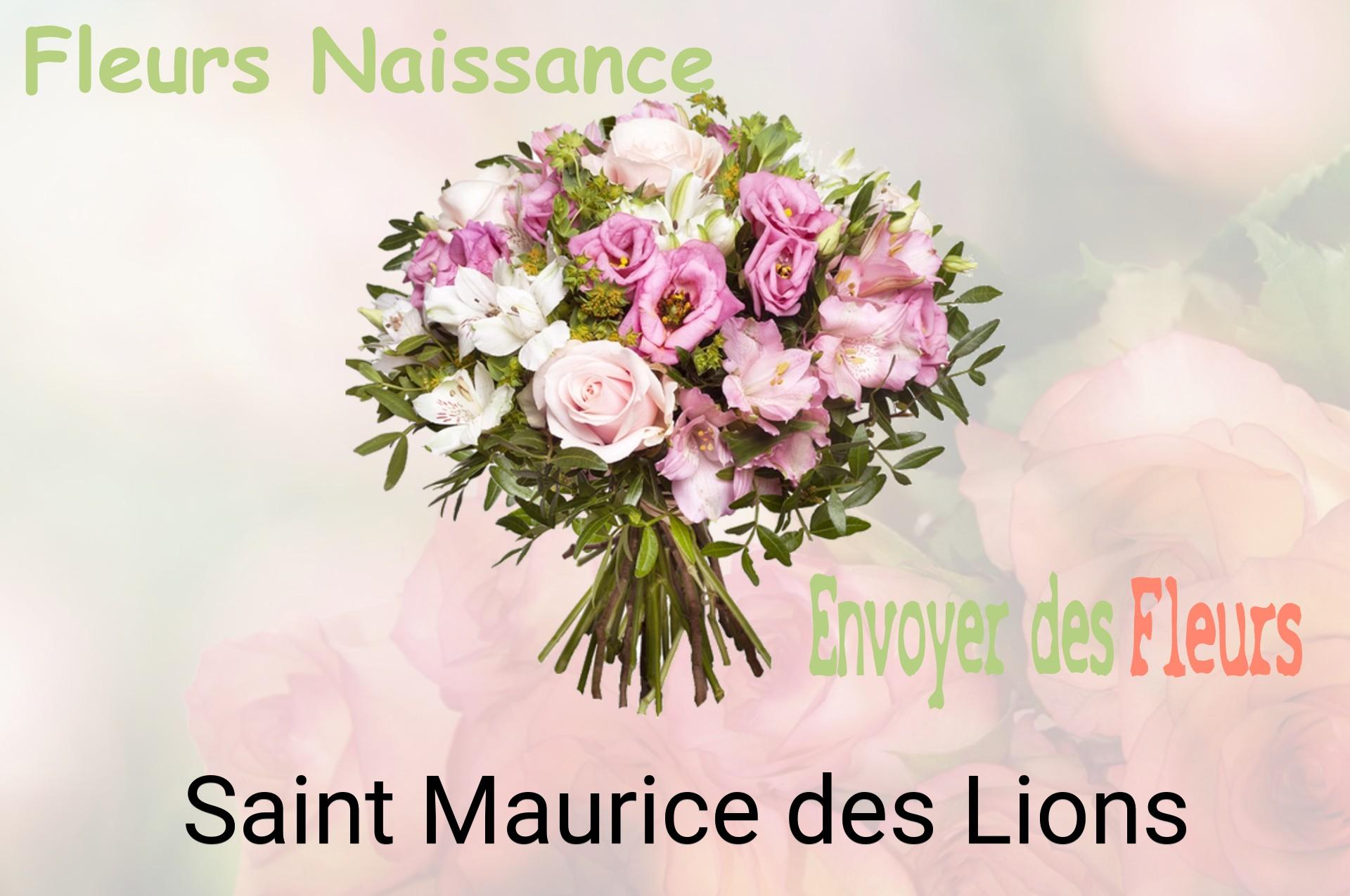 Bouquet de fleurs de naissance livré à Saint-Maurice-des-Lions